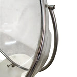 Futuristic Clear Acrylic Pedestal Bubble Chair with White Base