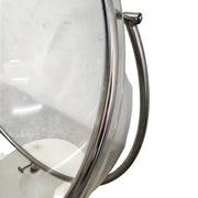 Futuristic Clear Acrylic Pedestal Bubble Chair with White Base