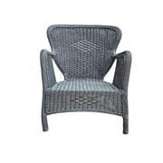 Timeless 20th Century Lloyd Loom Weathered Wicker Chair