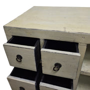 Rustic Distressed Wooden TV Console