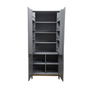 Custom-Made Modern Grey Cabinet