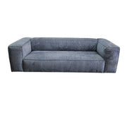 Chattels & More Contemporary Textured Fabric Plush Love 4 Seater Sofa
