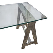 Dining Table Chrome Base