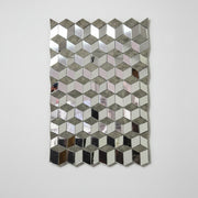 Ziggy Geometric Bevelled Mosaic Glass Wall Mirror