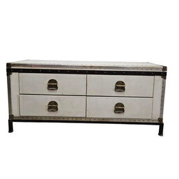 Pottery Barn Parker Industrial Trunk-Style Media Console