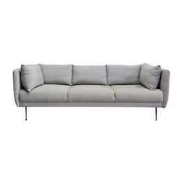 LG Living Supra Modern 3-Seater Fabric Sofa
