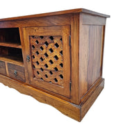 Rustic Artisan Solid Wood TV Media Console