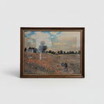 Timeless Impressionism: Claude Monet’s Reproduced Poppies Framed Art