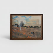 Timeless Impressionism: Claude Monet’s Reproduced Poppies Framed Art