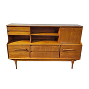 Vintage 1960s Jentique Teak Sideboard with Sculptural Handles