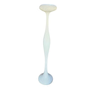 Kundalini E.T.A. Style White Glass Flared Floor Standing Lamp