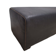 Modern Upholstered Bench with Vertical Stitching