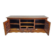 Rustic Artisan Solid Wood TV Media Console