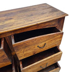 Rustic Solid Wood 6-Drawer Artisan Dresser