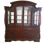 AICO Grand Heritage Four-Door Glass China Cabinet