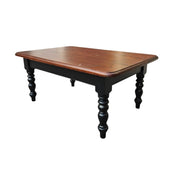 Rustic Charm Two-Tone Coffee Table