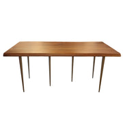 Sleek High Dining Table with Tapered Legs