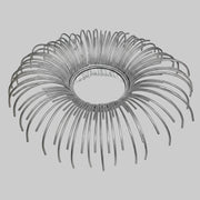Radiant Retro Silver Wire Sunburst Small Accent Mirror