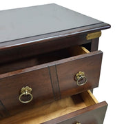 Vintage-Inspired Campaign Style Solid Wood Nightstand
