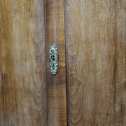 Antique Walnut & Veneer Two-Door Cabinet