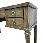 Home Center Classic Marble Top Lexington 5 Drawer Dressing Table