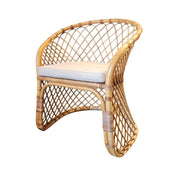 Orchard Rattan Chair with White Cushion