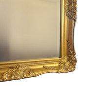 Ornate Baroque Style Vintage Gold Gilded Wall Mirror
