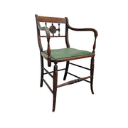 Rustic 19th Century Elm and Oak Country Armchair