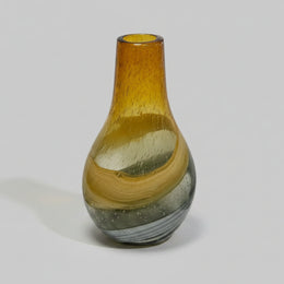 Striking Murano Style Multi-Tonal Hand-Blown Art Glass Vase