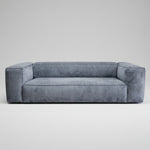 Chattels & More Contemporary Textured Fabric Plush Love 4 Seater Sofa