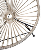 Modern Acapulco Style Woven Lounge Chair