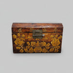 Heritage Chinese Hand Painted Solid Wood Miniature Storage Chest