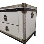 Pottery Barn Parker Industrial Trunk-Style Media Console