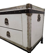 Pottery Barn Parker Industrial Trunk-Style Media Console