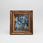 Framed Qajar-Era Persian Portrait