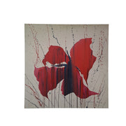 Abstract Red Bloom