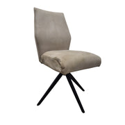 Modern Dining Chair with Black Metal Legs