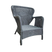 Timeless 20th Century Lloyd Loom Weathered Wicker Chair
