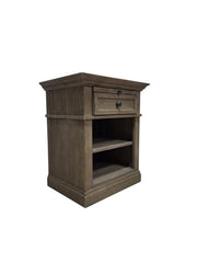 Pottery Barn Inspired Rustic Solid Wood Nightstand