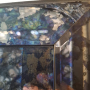THE One Retro Glam Distressed Mirrored Glass Drinks Cabinet