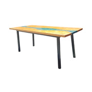 Artisan Epoxy Resin River Dining Table
