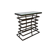 Luxury Console Table with Glass Top