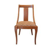 Regency Style Wood & Upholstered Side Chair