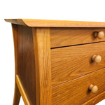 Mid-Century Modern Teak Three-Drawer Nightstand
