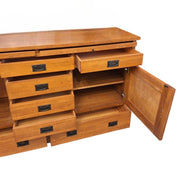 Extra-Long Farmhouse Buffet with Multi-Storage Drawers