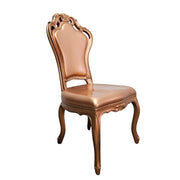 Baroque Rose Gold Opulence Dining and Accent Chair