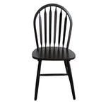 Classic Dark Finish Windsor Dining Chair