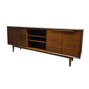 Crate & Barrel Mid-Century Modern Tate Walnut 80