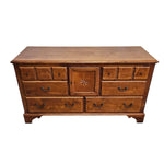 Ethan Allen Classic Country Solid Wood Star-Carved Dresser