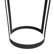 Industrial Style Round Metal Side Table
 from The One